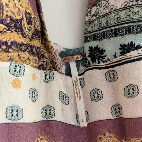 Free People Margarita Patchwork Wide-leg Jumpsuit - Picture 4 of 8